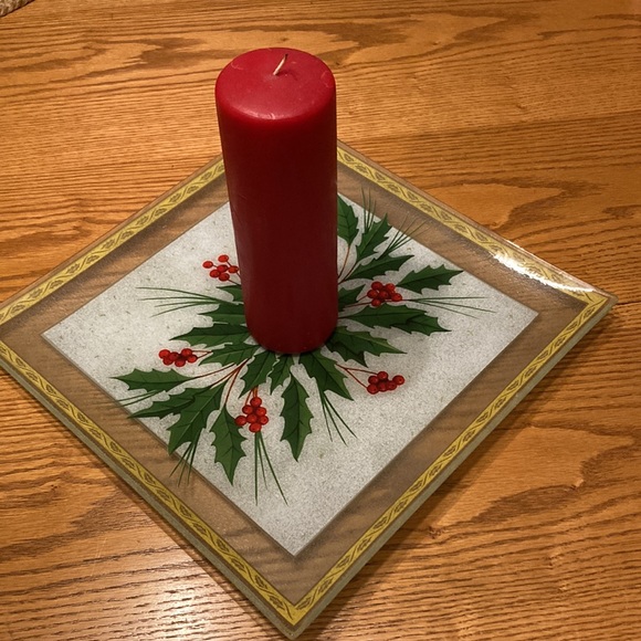 Gorham HOLLY GLASS DISH - Picture 1 of 10